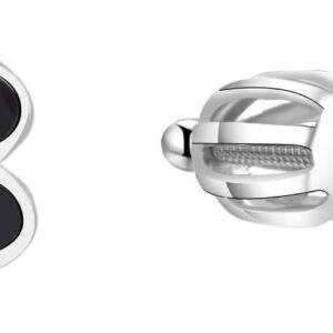 Beneto Stříbrné náušnice čtyřlístky AGUP1595S