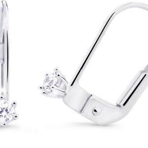 Cutie Diamonds Minimalistické náušnice z bílého zlata s brilianty DZ8020-55-00-X-2