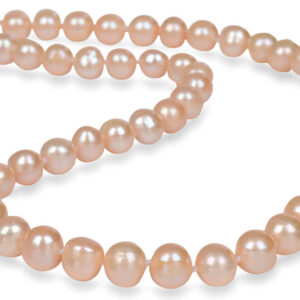 JwL Luxury Pearls Náhrdelník s pravými lososovými perlami JL0267