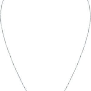 Morellato Něžný stříbrný náhrdelník s modrým zirkonem a krystaly Tesori SAIW94