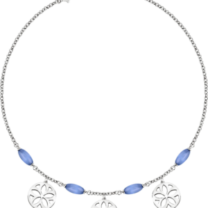 Morellato Ocelový náhrdelník s přívěsky Fiore SATE02
