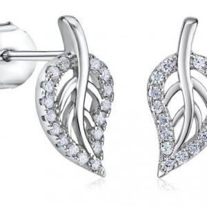 Silvego Stříbrné náušnice ELIA se zirkony JJJHE0009