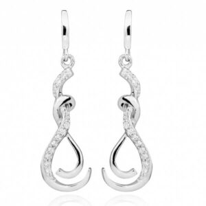 Silver Cat Elegantní náušnice se zirkony SC430