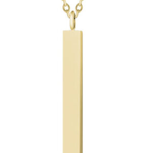 Troli Dlouhý pozlacený náhrdelník s přívěskem