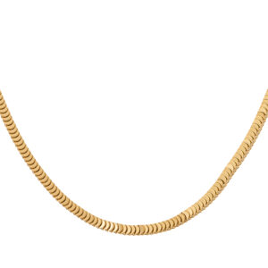 Troli Elegantní pozlacený náhrdelník z oceli