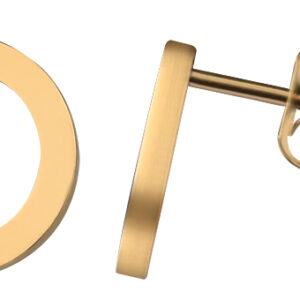 Troli Jednoduché pozlacené náušnice Kroužky