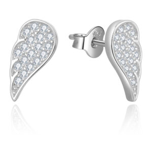 Beneto Stříbrné náušnice Andělská křídla AGUP2610