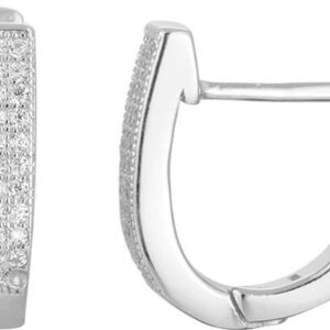 Beneto Stříbrné náušnice s krystaly AGU1165