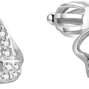 Beneto Stříbrné náušnice se zirkony AGUP1573S