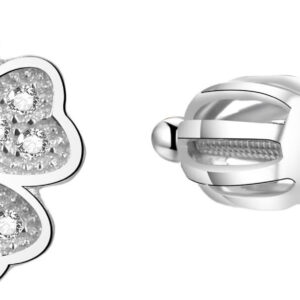 Beneto Stříbrné náušnice se zirkony AGUP1590S