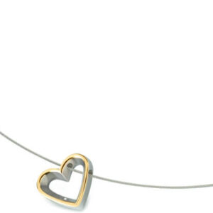 Boccia Titanium Bicolor přívěsek srdíčko 07014-02