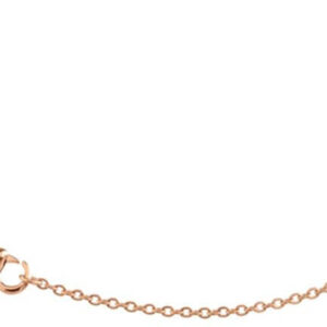 Boccia Titanium Růžově pozlacený titanový řetízek Anker 08024-0345