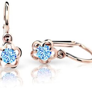 Cutie Jewellery Dětské náušnice C1945-10-X-4 světle modrá