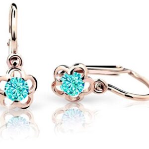 Cutie Jewellery Dětské náušnice C1945-10-X-4 světle zelená