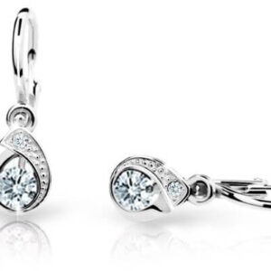 Cutie Jewellery Dětské náušnice z bílého zlata C1898-10-X-2 bílá