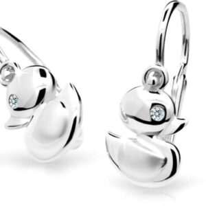 Cutie Jewellery Dětské náušnice z bílého zlata C1954-10-10-X-2
