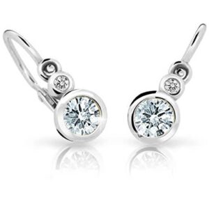 Cutie Jewellery Dětské náušnice z bílého zlata C1984-10-X-2 bílá