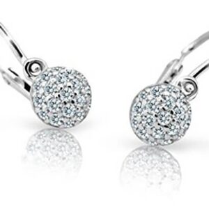 Cutie Jewellery Dětské náušnice z bílého zlata C2150-10-X-2 bílá