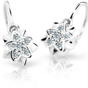 Cutie Jewellery Dětské náušnice z bílého zlata C2210-10-X-2 bílá