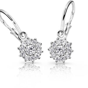 Cutie Jewellery Dětské náušnice z bílého zlata C2749-10-X-2 bílá