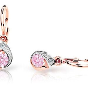 Cutie Jewellery Dětské náušnice z růžového zlata C1898-10-X-4 růžová