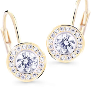 Cutie Jewellery Něžné náušnice s třpytivými zirkony Z8028-50-10-X-1