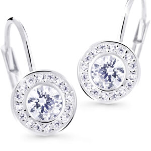 Cutie Jewellery Něžné náušnice s třpytivými zirkony Z8028-50-10-X-2