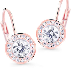 Cutie Jewellery Něžné náušnice s třpytivými zirkony Z8028-50-10-X-4