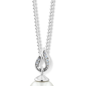 Cutie Jewellery Působivý perlový přívěsek z bílého zlata Z6297-3153-40-X-2