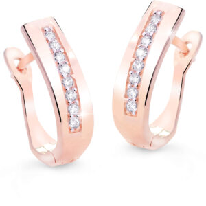 Cutie Jewellery Úchvatné náušnice s třpytivými zirkony Z8018-55-10-X-4