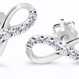 Cutie Jewellery Úžasné náušnice ve tvaru nekonečna Z60149-30-10-X-2