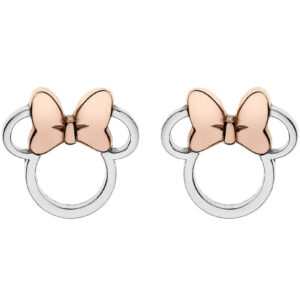 Disney Slušivé stříbrné bicolor náušnice Minnie Mouse E901880TL