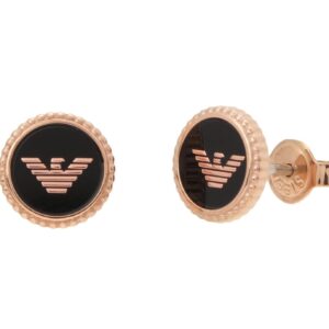 Emporio Armani Luxusní bronzové náušnice s logem EGS2534221