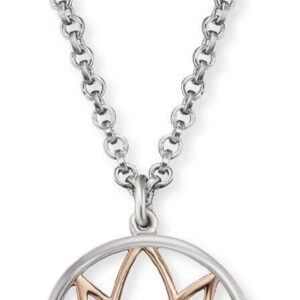 Engelsrufer Stříbrný náhrdelník s lotosovým květem ERN-LILLOTUS