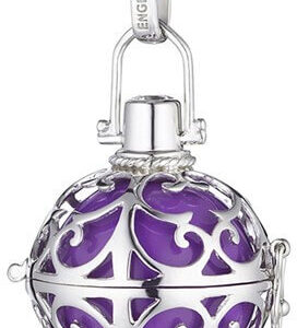 Engelsrufer Stříbrný přívěsek Andělský zvonek s fialovou rolničkou ER-08 1