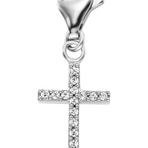 Engelsrufer Stříbrný přívěsek na náramek Křížek ERC-LILCROSS-ZI