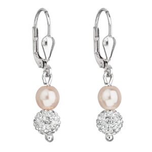 Evolution Group - Pavona Luxusní stříbrné náušnice s krystaly Preciosa 31244.3