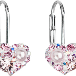 Evolution Group - Pavona Srdíčkové náušnice 31125.9 light rose