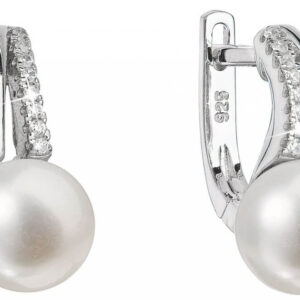 Evolution Group - Pavona Stříbrné náušnice s pravými perlami Pavona 21025.1