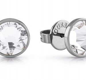 Guess Ocelové náušnice s čirými krystaly Frontiers JUME01343JWSTT/U