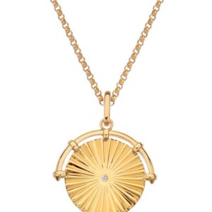 Hot Diamonds Elegantní pozlacený náhrdelník s diamantem Jac Jossa Hope DP850 (řetízek