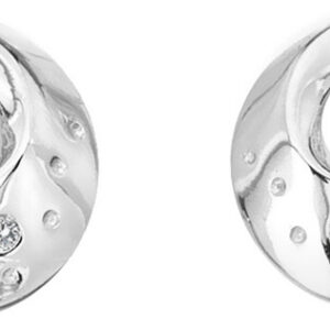 Hot Diamonds Něžné stříbrné náušnice s diamanty Quest DE650