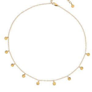 Hot Diamonds Půvabný pozlacený náhrdelník s diamantem Jac Jossa Soul DN149