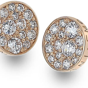Hot Diamonds Stříbrné náušnice Hot Diamonds Emozioni Scintilla Rose Gold DE457
