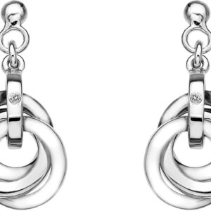 Hot Diamonds Stříbrné náušnice Trio DE388