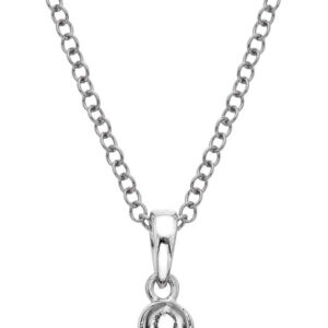 Hot Diamonds Stříbrný květinový náhrdelník Forget me not DP749