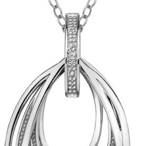 Hot Diamonds Stříbrný náhrdelník s diamantem Chandelier Vintage DP651 (řetízek