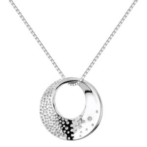 Hot Diamonds Stříbrný náhrdelník s diamantem Quest DP786 (řetízek