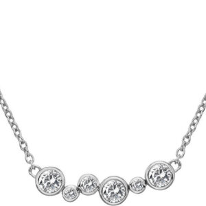 Hot Diamonds Stříbrný náhrdelník s diamantem Tender DN147