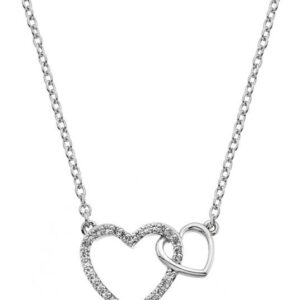 Hot Diamonds Stříbrný náhrdelník s pravým diamantem Flora DP731